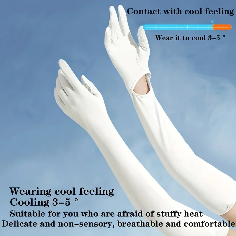 SummerLong Ice Cuff Gloves Are An Ideal Choice for Outdoor Activities Such As Fishing, Cycling, Travel, and Driving