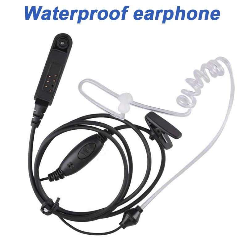 Covert Acoustic Tube Earpiece Headset For Baofeng Walkie Talkie UV-9R PLUS UV-82WP BF-9700 BF-A58 UV-XR Waterproof Two Way Radio