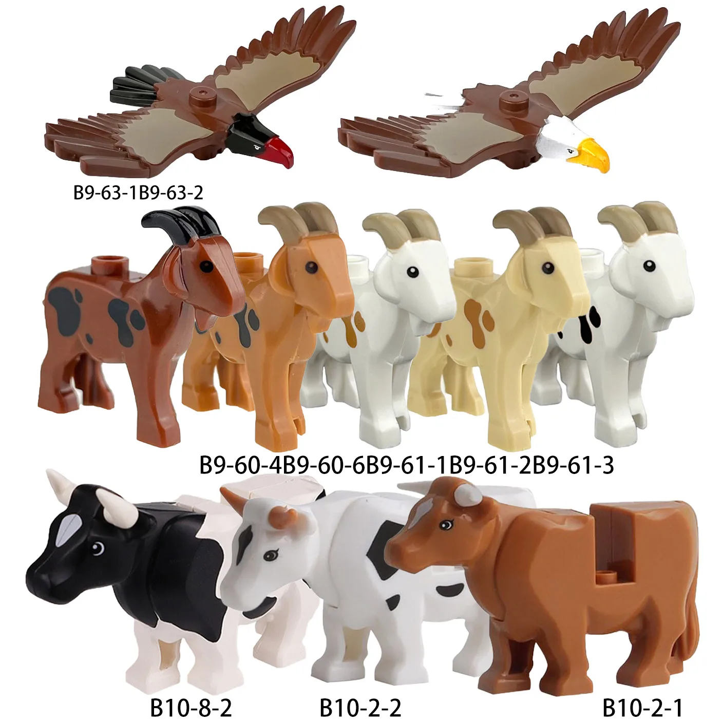 BRICKPANDA MOC Meerestiere Bausteine Meereszene Hai Oktopus Mantarochen Clownfisch Wal Krabbe Schildkröte Bausteine Spielzeug Kindergeschenk 3