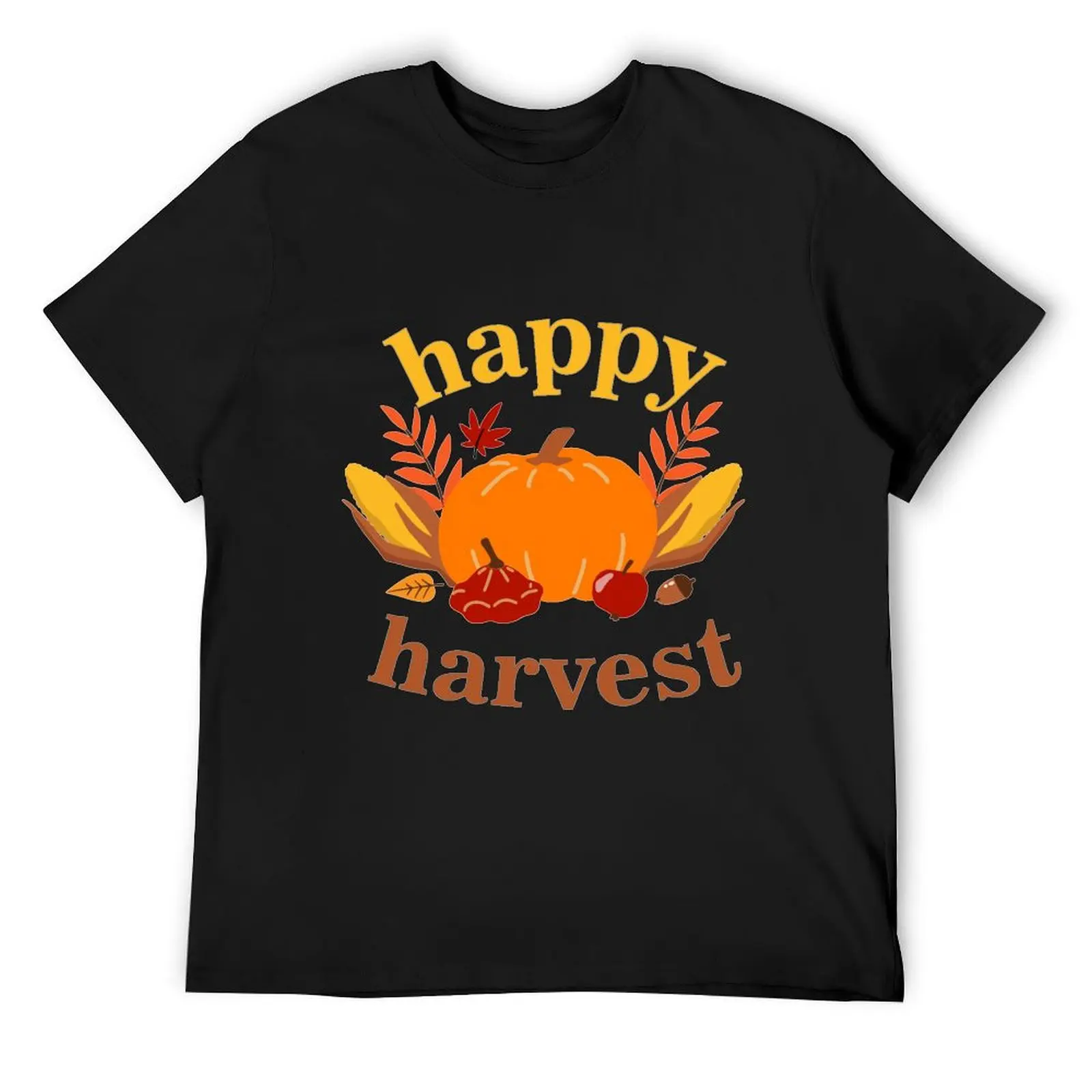 

Happy Harvest Fall Season T-Shirt blanks aesthetic clothes custom t shirt clothes for men