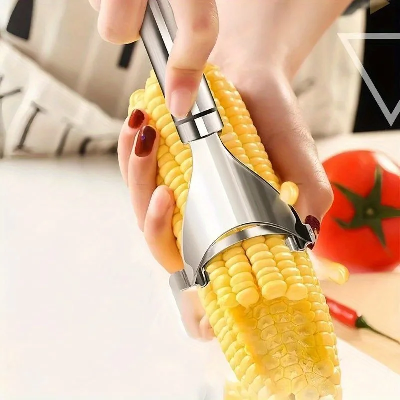 Magical Corn Peeling and Shredding Machine - Kitchen Tools, Easily Remove Corn Kernel, Corn Peeler, Cooking Accessories,