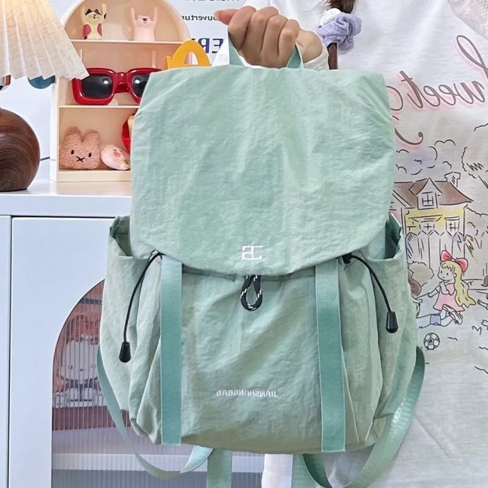 

Casual Waterproof Women Backpack Lightweight Large Capacity Student Schoolbag Preppy Style Leisure Laptop Book Bag Travel