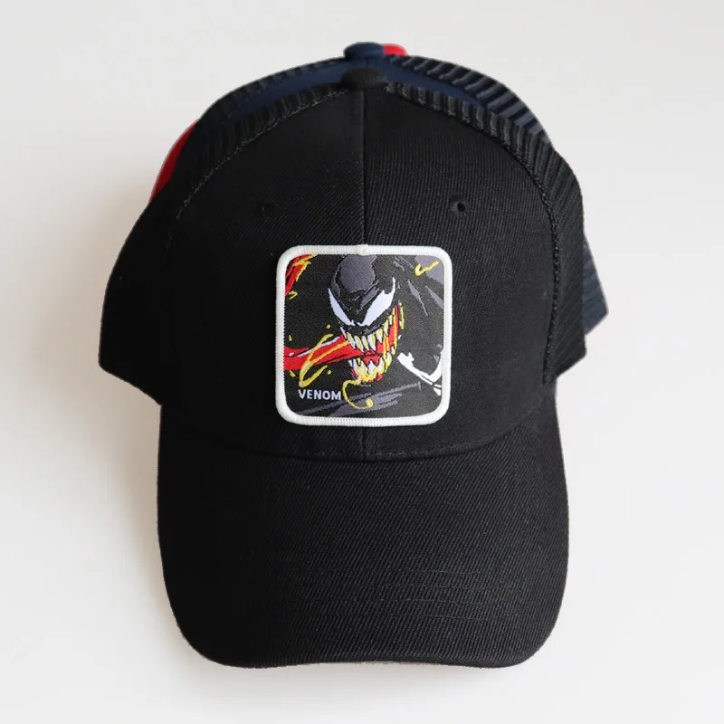 Cartoon New Anime Iron Man Venom Spiderman Duck Snapback Kids Cotton Baseball Cap Adult Men Women Hip Hop Dad Mesh Trucker Hats