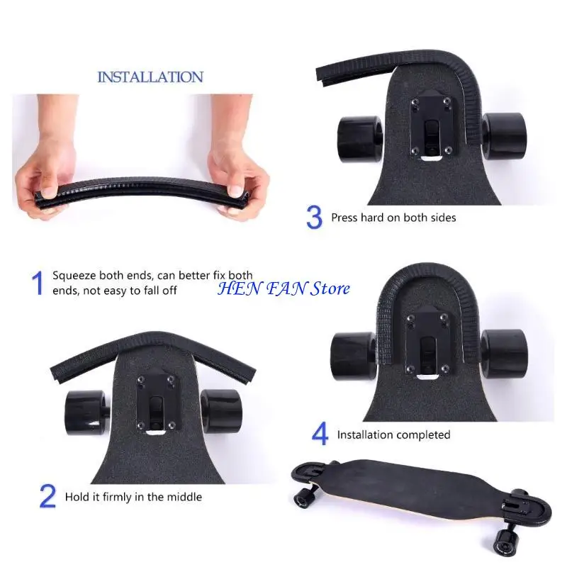 

M89D Electric Scooter Body Strips Sticker Electric Scooter Body Protective Stickers