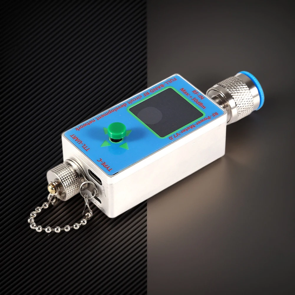 V7.0 RF السلطة متر 10Ghz كاشف الطاقة N-نوع موصل RF السلطة متر مجموعة USB-C ميناء RF قياس الطاقة