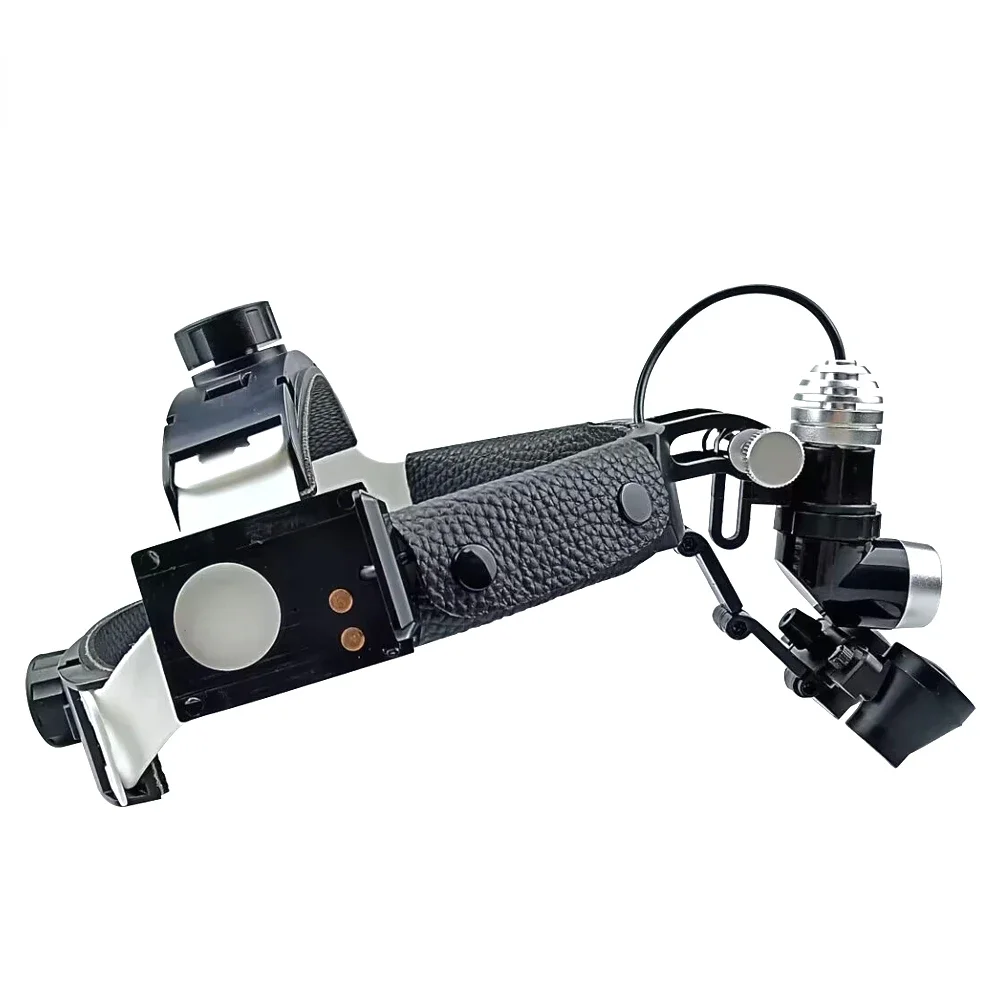 Dental Loupes X2.5,X3.5 Magnifier Head-mounted Surgical Headlights Binocular Dentistry Headlamp