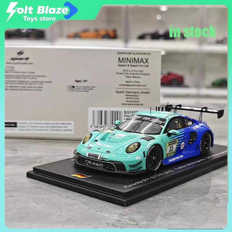 

SPARK 1/43 Porsche 911 GT3 CUP 2025 Nürburgring 24h Endurance Race Diecast Car Model Simulation Collection Car Boy Birthday Gift