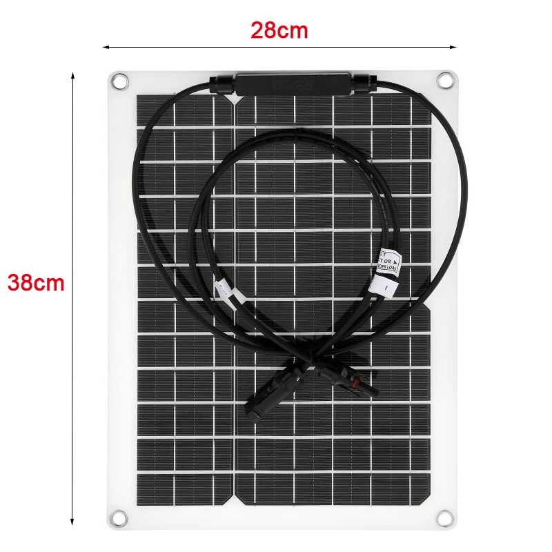 Solar Power System 12V to 220V 1200W Inverter Kit 300W Solar Panel Battery Charger with 30A Controller Home Grid Camp Phone PAD