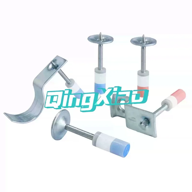 

Portable Mini Powder Nail Integrated Ceiling Fixator Tool SRound Nail Pipe Clamp For Concrete Air Conditioner Installation