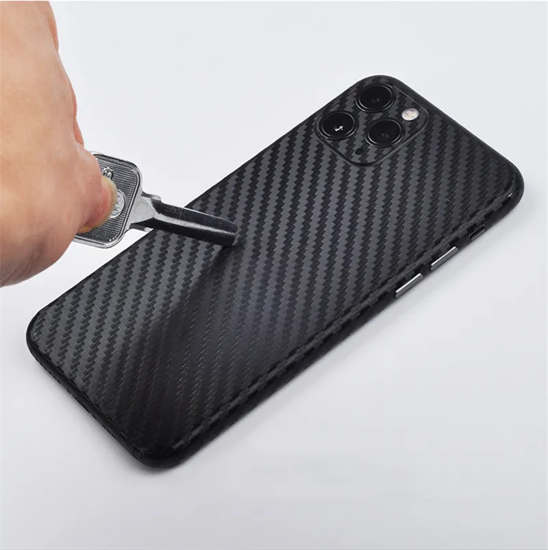 Carbon Fibre Phone Back Film Sticker For iPhone 14 Pro Max 14Plus Full Coverage Protector Films Decal PVC Ultra Thin Film Skin