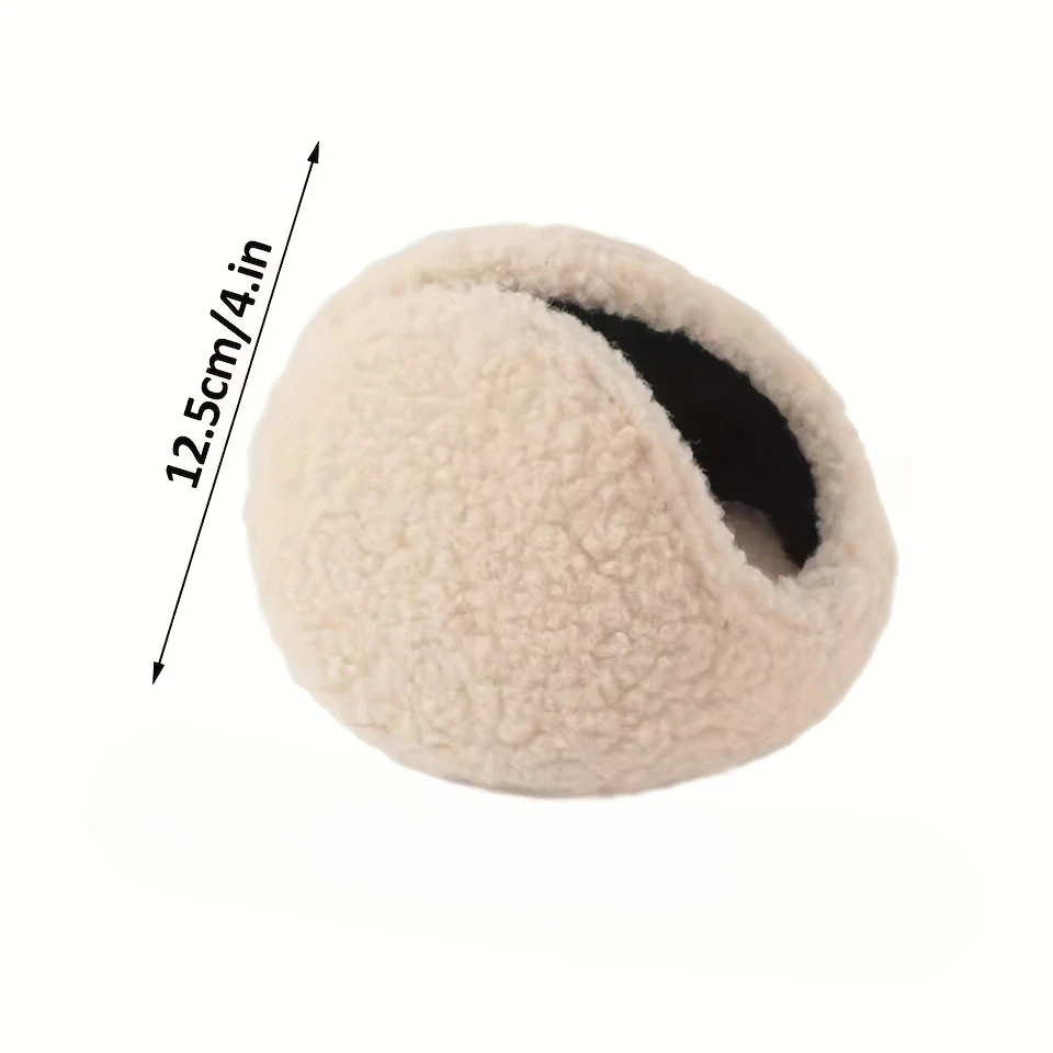 1pc Windproof Ear Muffs for Men and Women, Thickened Plush Winter Warmth, Soft Ear Covers for Outdoor Cycling, Winter Ear Muffs