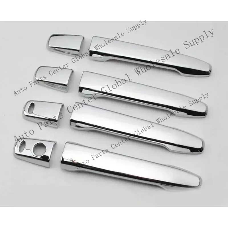L+ Chrome Door Handle Cover Trim For 07-22 Mitsubishi Outlander Sport/ASX Keyhole