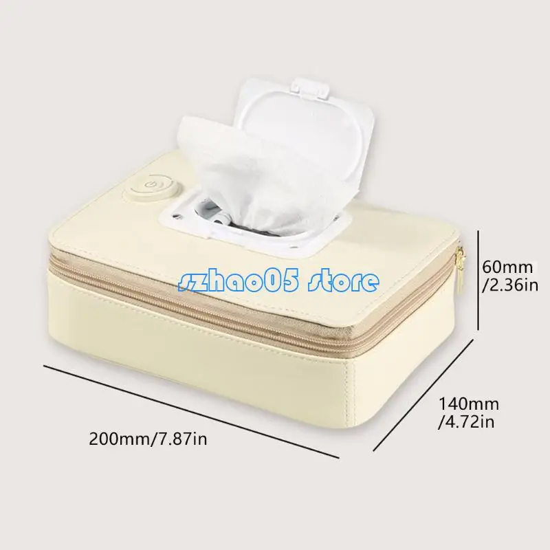 85LE Dispenser Tisu Hangat Ramah Perjalanan Lapisan Isolasi Aluminium Pemanasan Cepat