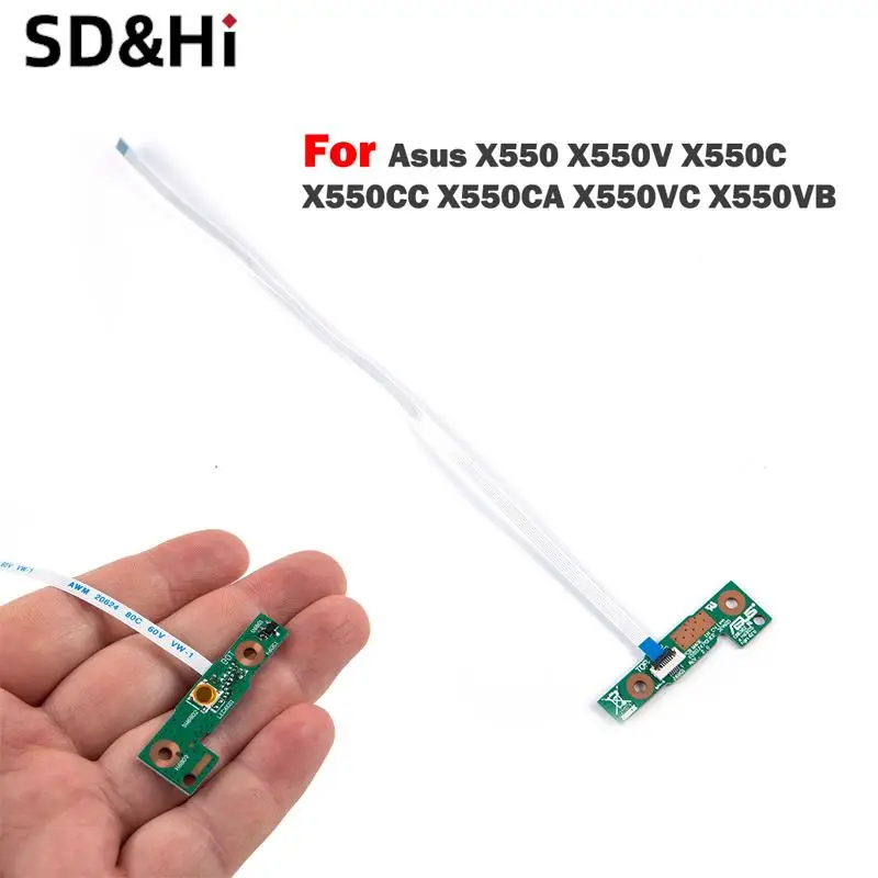 Original For Asus X550 X550V X550C X550CC X550CA X550VC X550VB Power Button Board With Cable Laptop Repairing Accessories