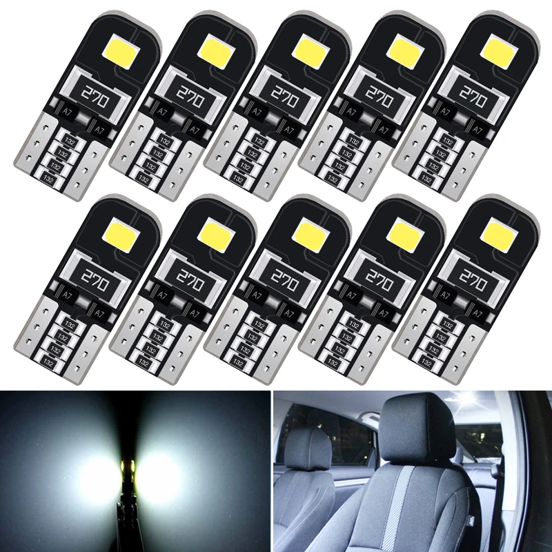10PCS W5W T10 Led B…