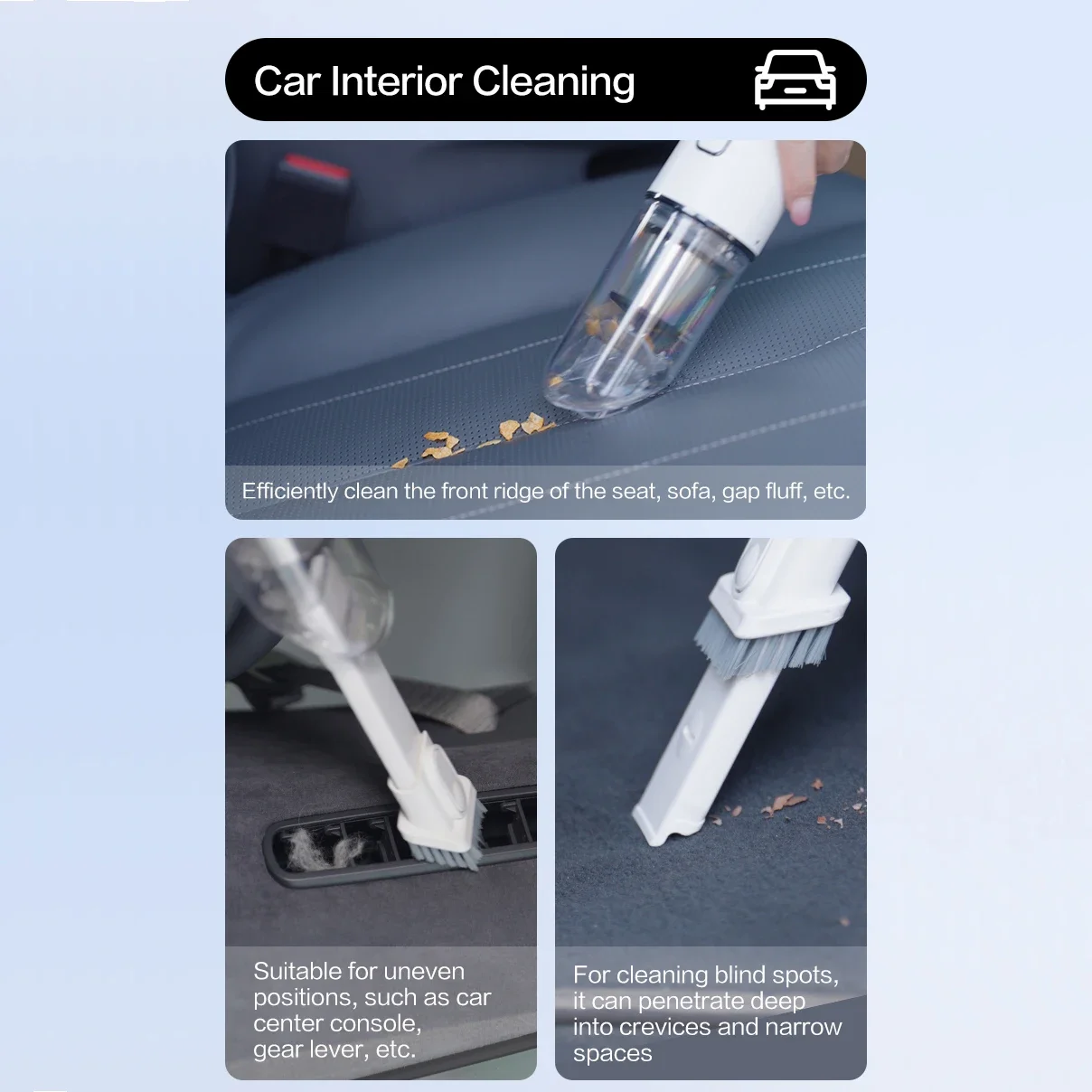 مكنسة كهربائية للسيارة من باناسونيك، مكنسة كهربائية منزلية صغيرة لاسلكية عالية الشفط، خفيفة الوزن، فعالة، من النوع C