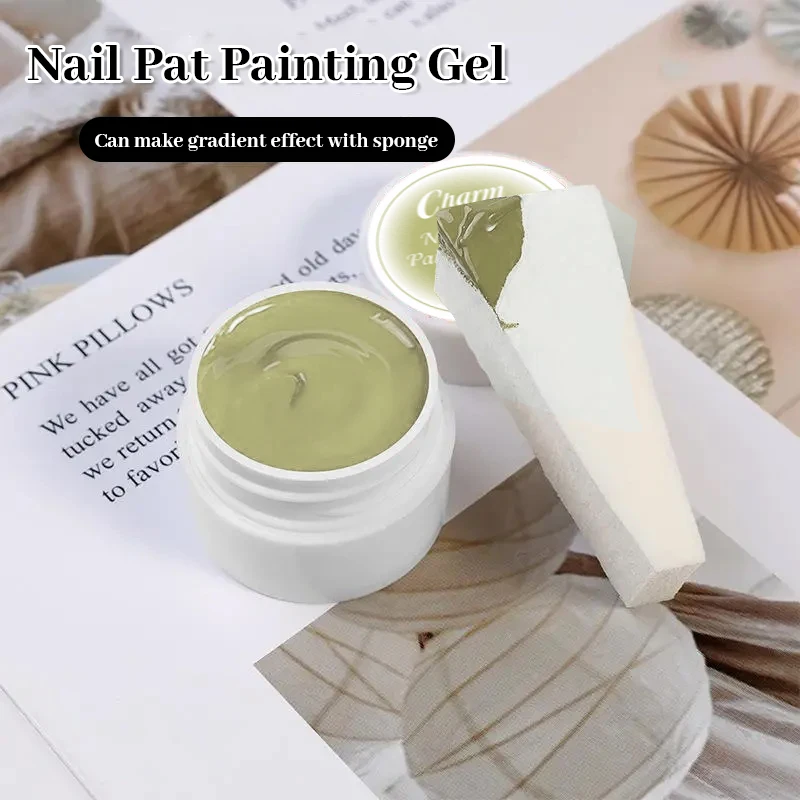 Pat Painting 3d nail art gel Nail Pat Painting Gel No Flowing Full Coverage Creamy Painting Color Pigmented nails painting gel