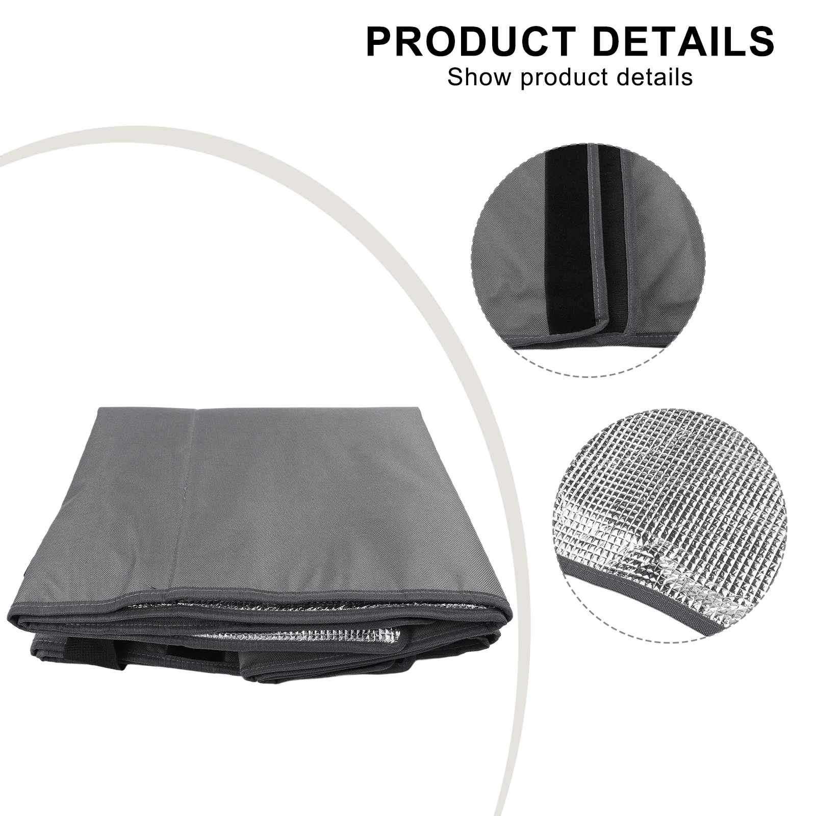 Adjustable Windproof Beehive Cover 60x193cm Oxford Cloth Wrap for Winter Protection of Bee Colonies and Temperature Maintenance