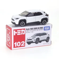 Takara Tomy Tomica No.102 Toyota Yaris Cross GR Sport Diecast collezione di modelli automobilistici modello di auto giocattoli ornamenti