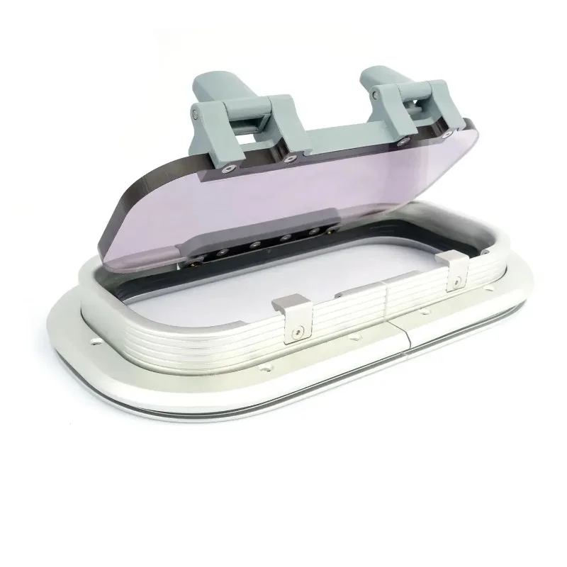 Multi-size Boat Porthole Window Aluminium Opening Portlight Acrylic Oval Rectangular Shape Marine Accessories Hatch for Yacht