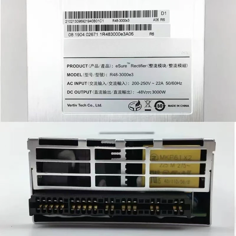R48-3000e3 R48 R48-3000 Communication Switching Power Supply Module 48V Induction Heater Power Supply Disassemble with Interface