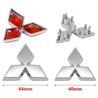 1Pc Mitsubishi Logo Steering Wheel Decal 3D Sticker Car Badge Logo For Mitsubishi Colt Delica Ralliart Pajero Xpander Space Star