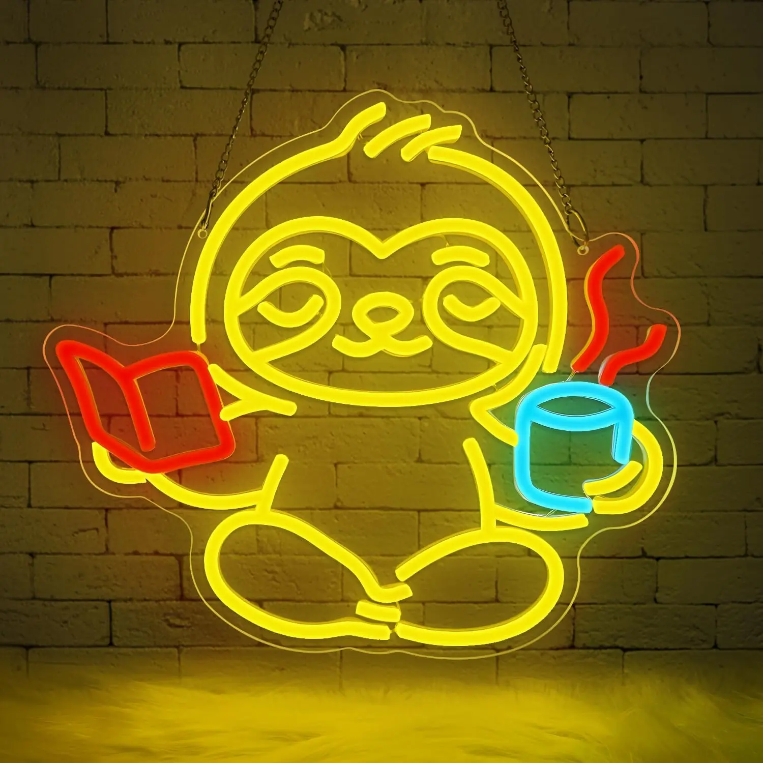 الكسل ضوء النيون تسجيل USB عكس الضوء LED النيون تسجيل لغرفة النوم غرف معيشة نادي بار رجل كهف هدايا الحفلات جدار الفن الديكور