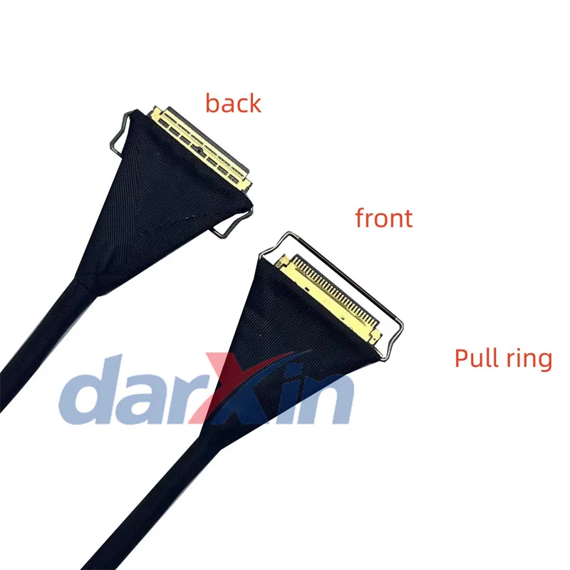 Ultra Fine Coaxial Line 20633 30Pin 0.4mm Spacing Double Head With Pull Ring Test Wire Bundle Circle