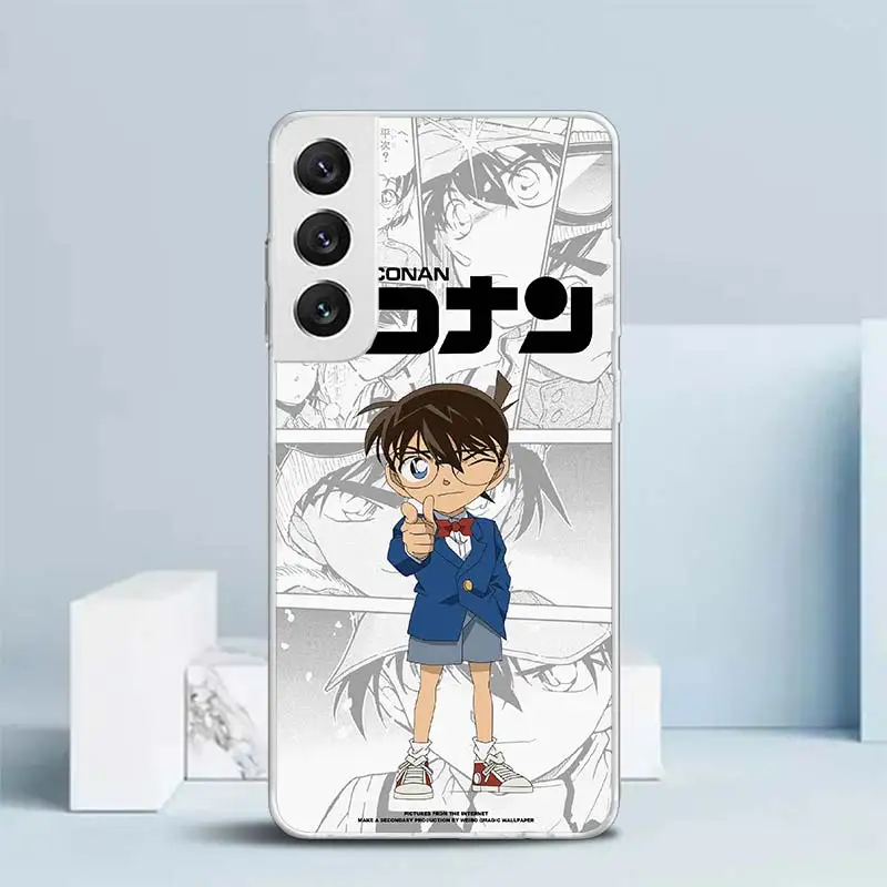 Anime Detective-Conan Soft Cover for Samsung Galaxy S24 S23 S22 S21 Ultra Print Phone Case S20 FE S10 Plus S10E S9 S8 + Coque