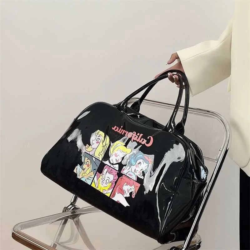 45X20X27cm Disney Snow White New Women\'s Handbag Cartoon Fashion Luxury Brand Women\'s Travel Handbag Large Capacity Bag Handbag