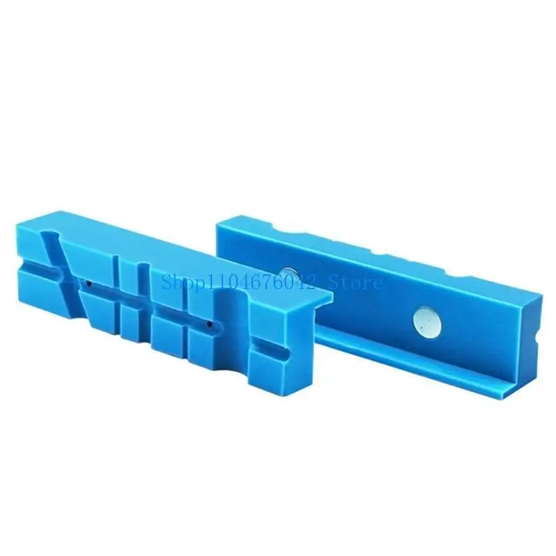 652F 2pcs Magnetic Vise Protective Jaws Face Pads Soft Rubber Protector Accessories Operation Simple and Use Conveninently
