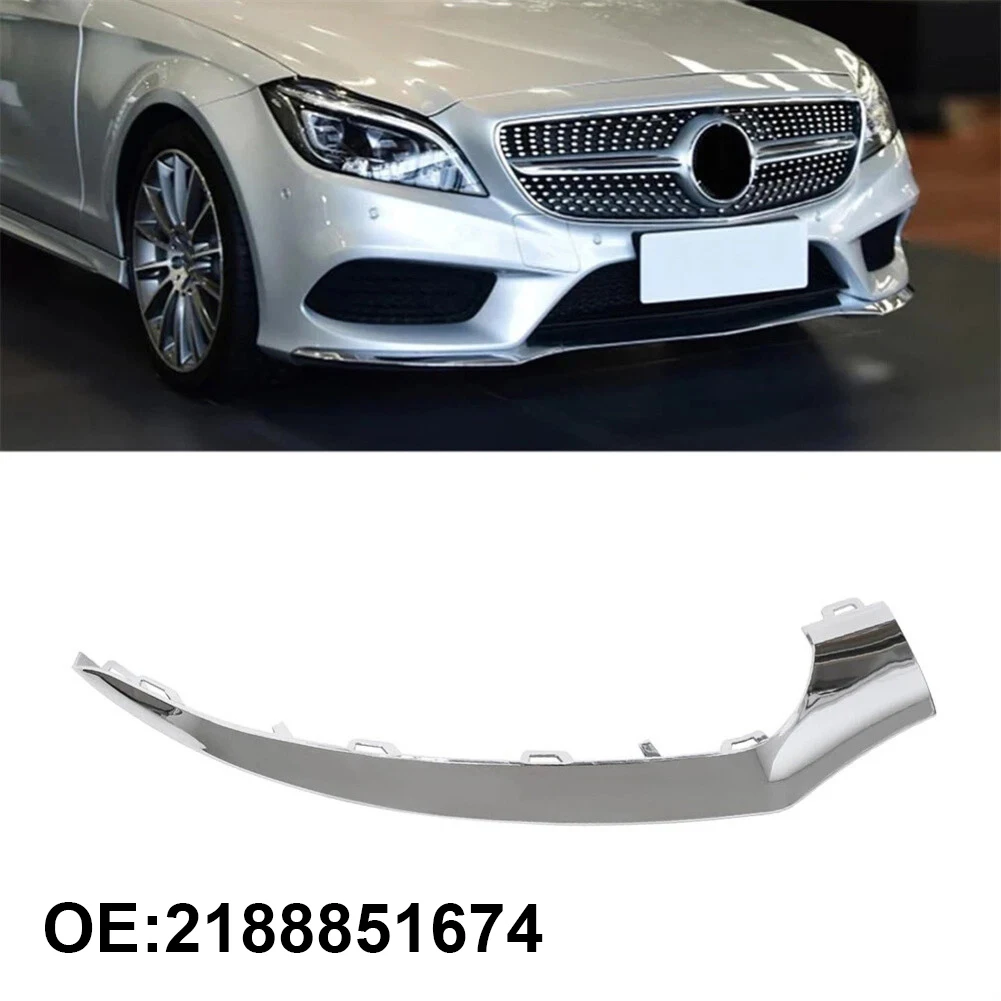 Front Spoiler Diffuser Bumper Splitter For MERCEDES-BENZ For CLS W218 C218 X218 For 260 320 2015-2018 Car Accessories