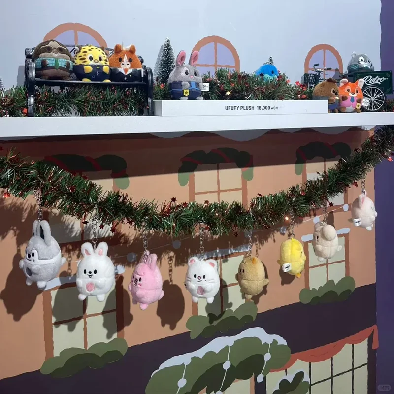 

SKZOO X Zootopia Collaboration Stray Kids Keychain Plush Animal Doll K-POP Bangchan Felix Children's Fan Gift
