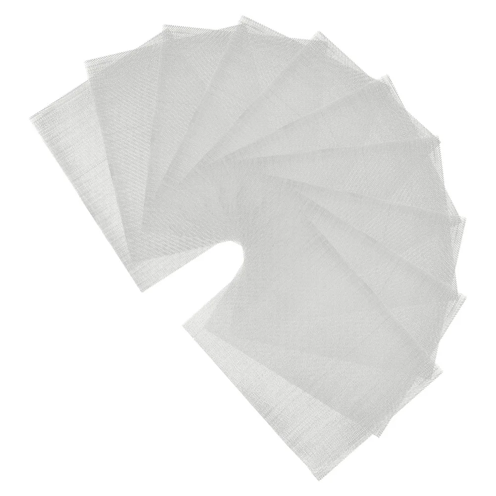 

10 pcs Car Bumper Repair Mesh Stainless Steel Wire Mesh For Automotive Plastic Welding Repair Kit Thermoplastic Fix Tool