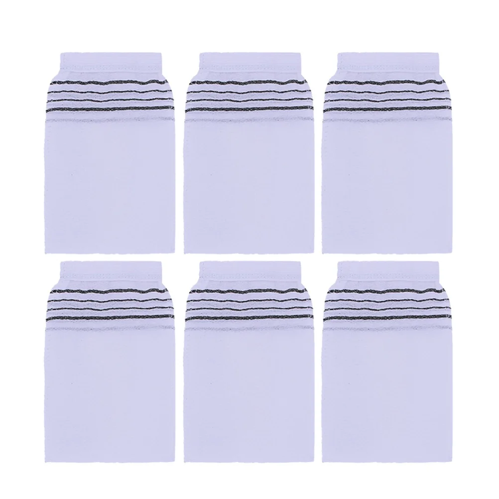 

10 шт., перчатки для ванны, материал премиум-класса, отшелушивающий скруббер для сауны, удаление омертвевшей кожи, мягкие, удобные для домашнего использования, путешествия, стирка