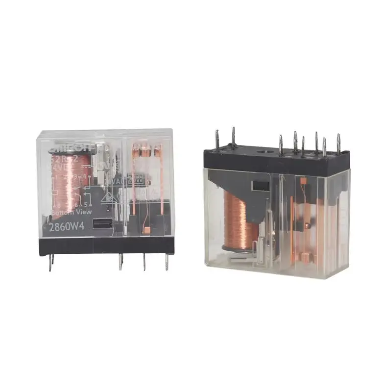 【2PCS】G2R-1 G2R-2 G2R-1A-E G2R-1-E DC5V DC12V DC24V 5/6/8Pin 5/10/16A 250VAC Power Relay G2R 5VDC 12VDC 24VDC