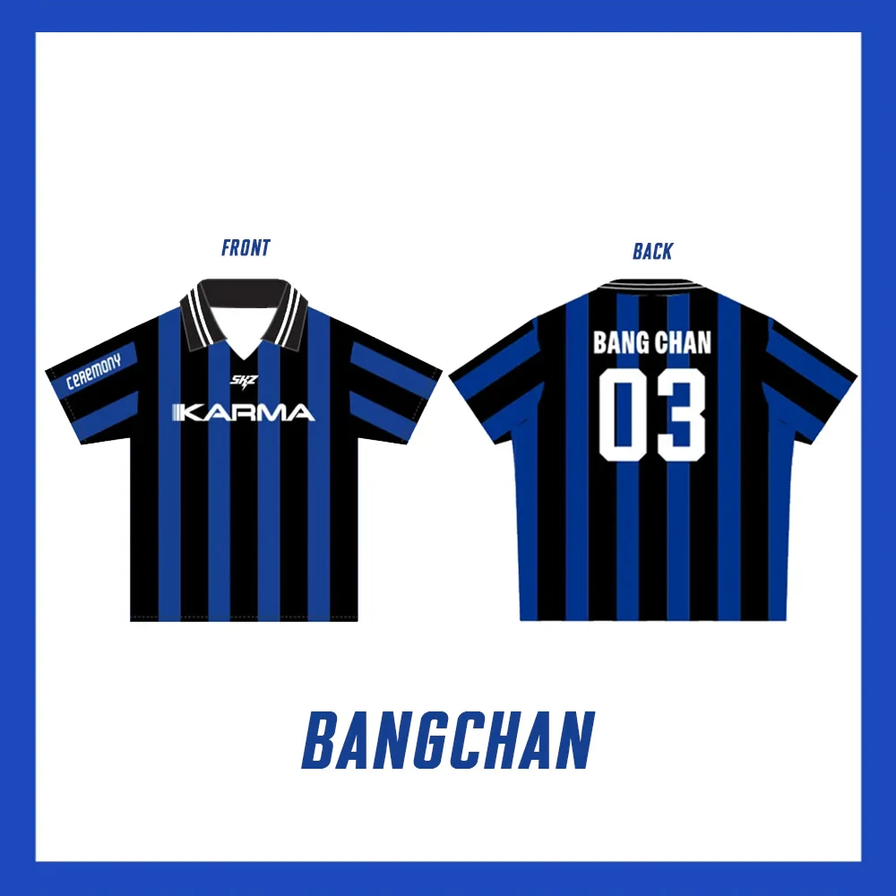 Stay KARMA Album Fans Jersey Support Shirts FELIX BANGCHAN HYUNJIN Streetwear Loose Clothes Tshirt Short Sleeve Tops T-shirt