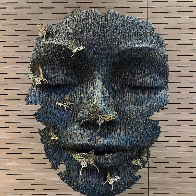 Bronze Cast Face Statue Metal Bronze Face Sculpture High Quality Custom Metal Bronze Face Statue Public Art