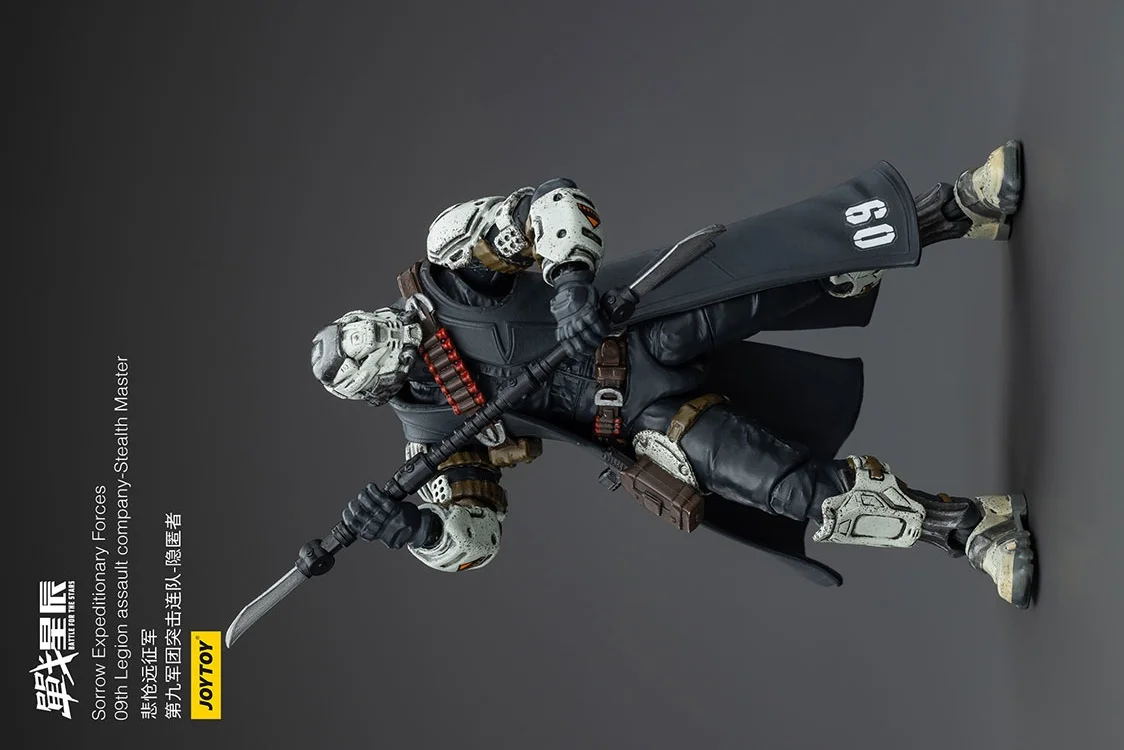 

JOYTOY Battle For The Stars Sorrow Expeditionary Forces 09th Legion Assault Company-Stealth Master Action Figures Doll Collect