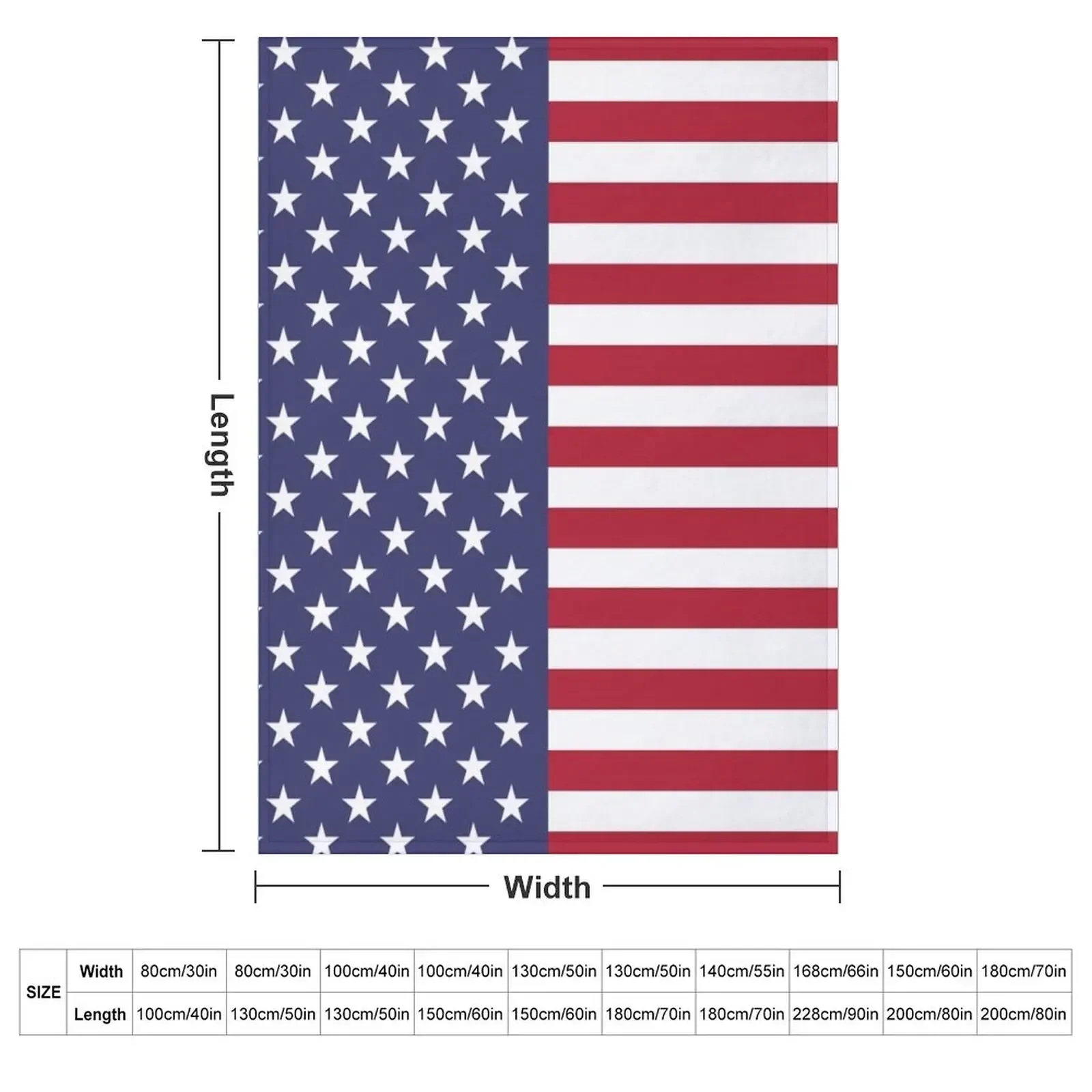 USA FLAG of AMERICA Throw Blanket Single Summer Beddings valentine gift ideas Thermals For Travel Soft Beds Flannel Blankets