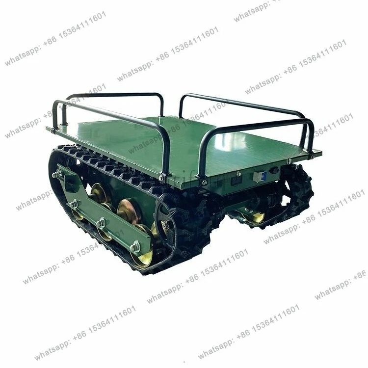 

Dual motor remote control crawler transporter small creeper agricultural all-terrain electric climbing king 1mx0.8m