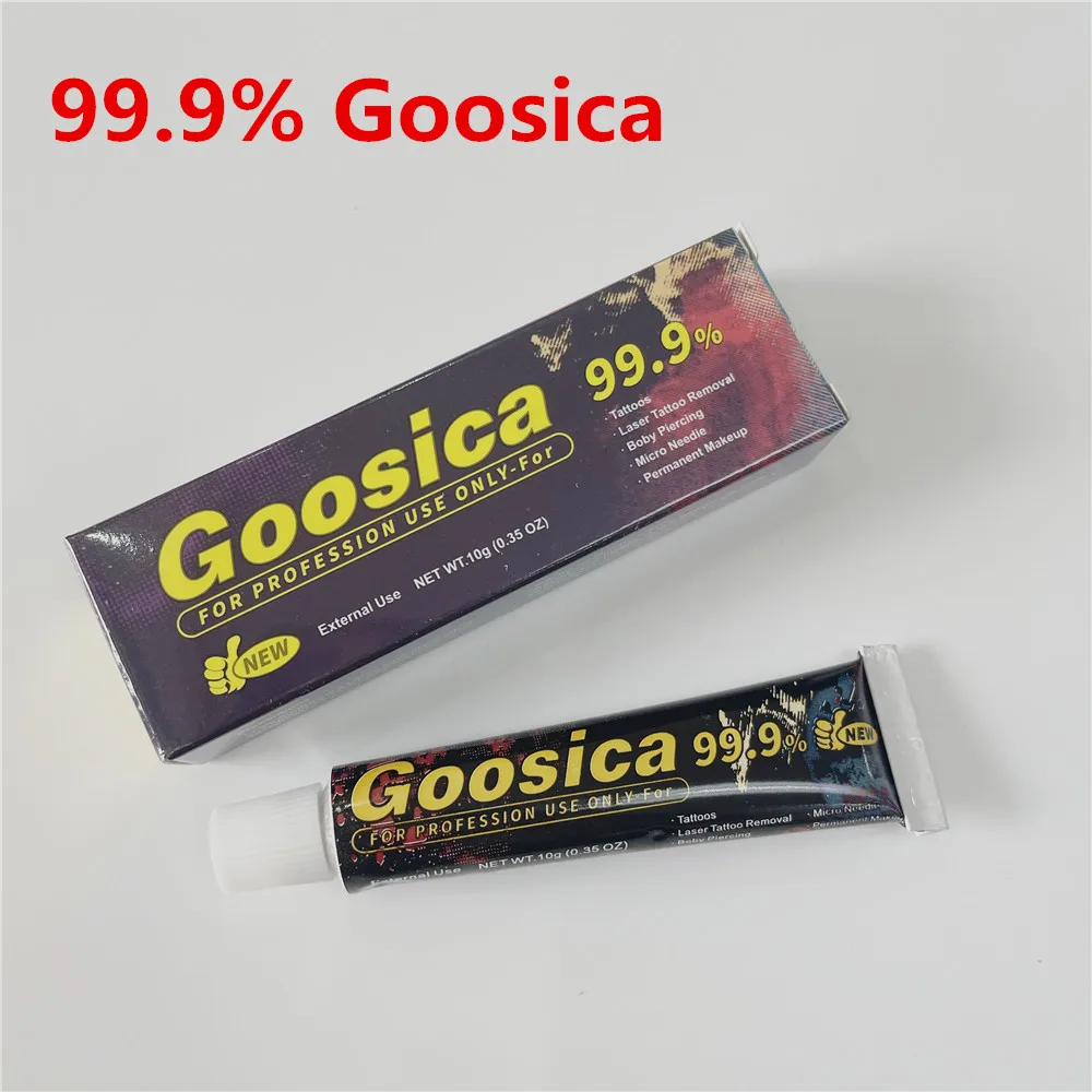 

Новое поступление 99,9% Goosica Before Tattoo Cream Перманентный макияж Микроблейдинг Брови Губы Кожа тела 10 г