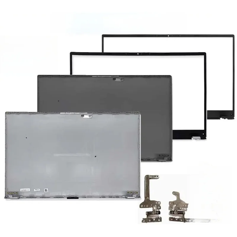 Repalce Cover For Vivobook X512 X512FA X512DA F512 F512FA F512D A512 A512F V5000F LCD Screen Back Cover Front Bezel Hinges 15.6