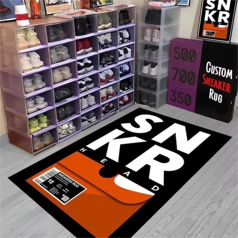 Sneaker Box Carpet Mat Rug Non-slip Home Decoration Floor Mat Carpets for Living Room Bedroom Decor Rugs for Bedroom view 3