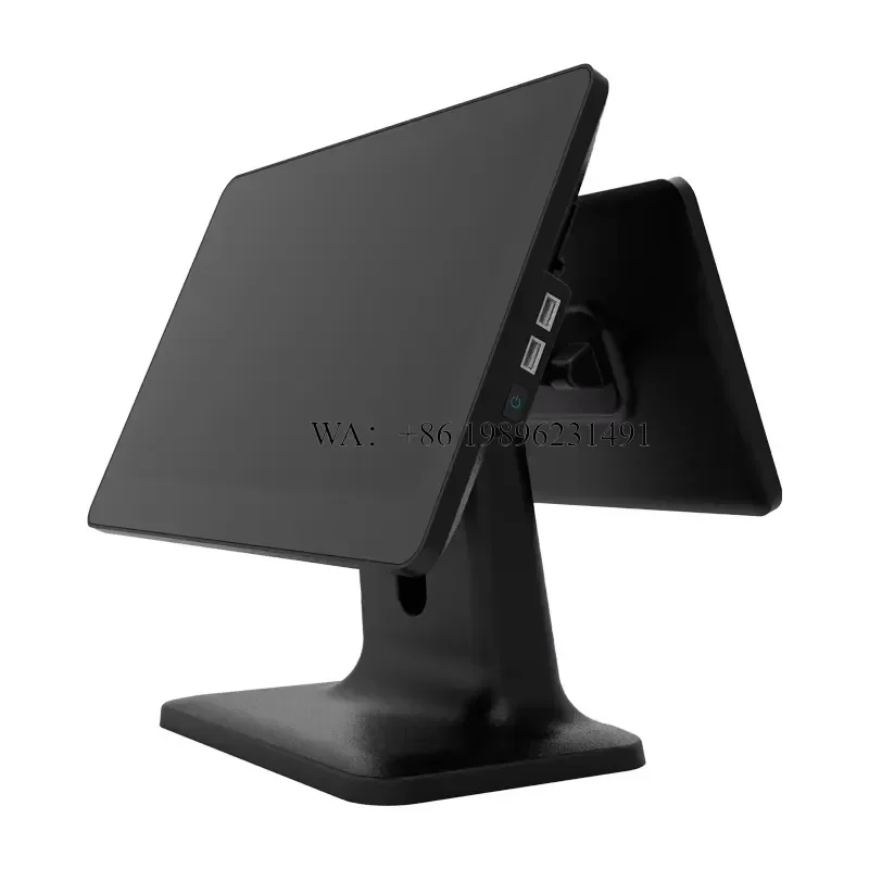 POS PC 15.6 Inch Touch windows Pos System with Dual Screen Cash Register for Restaurant Pos Terminal
