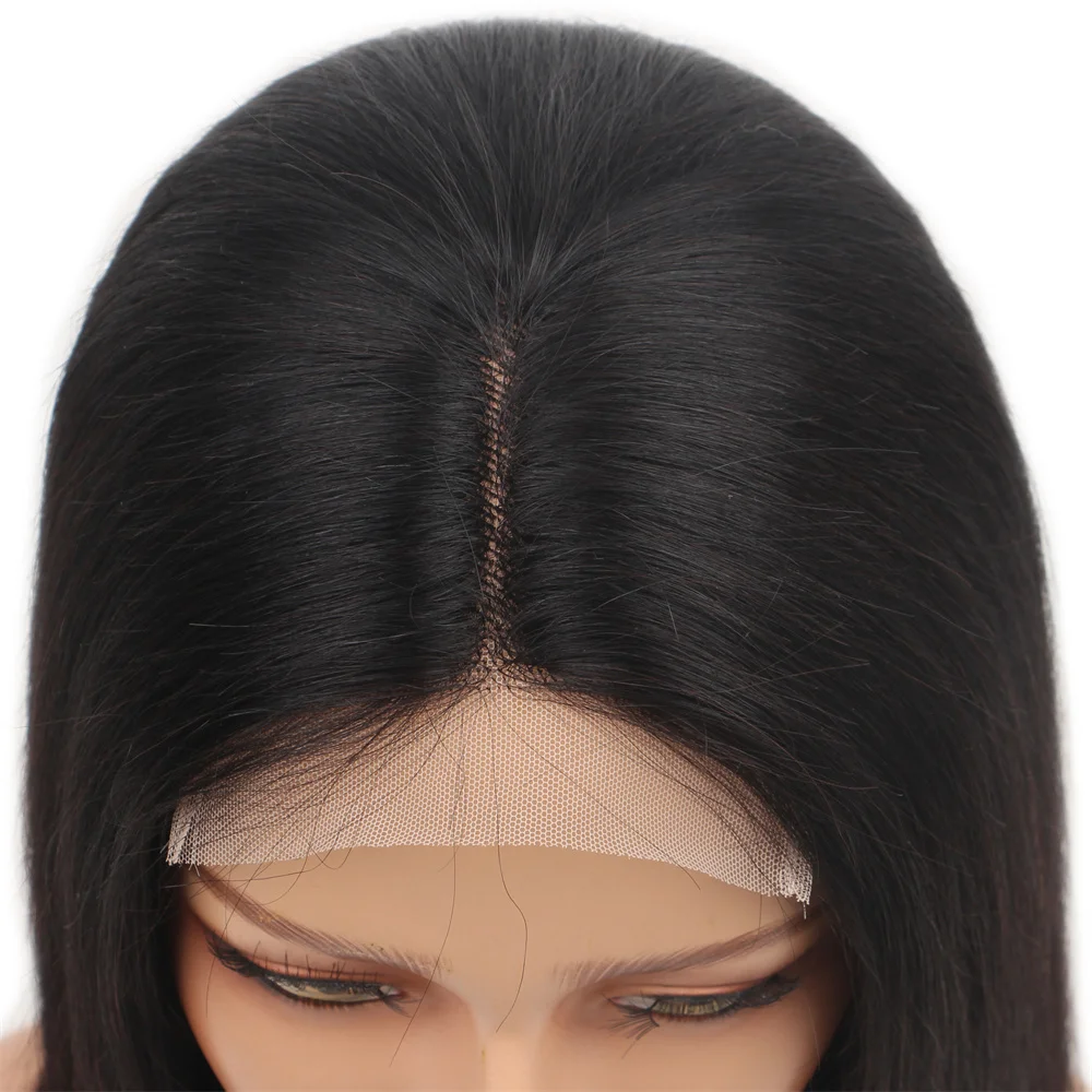 Peruca de cabelo humano brasileira para mulheres, peruca curta de osso, peruca frontal transparente do laço, 5x5x1, 10 ", 12", 14 ", 16"