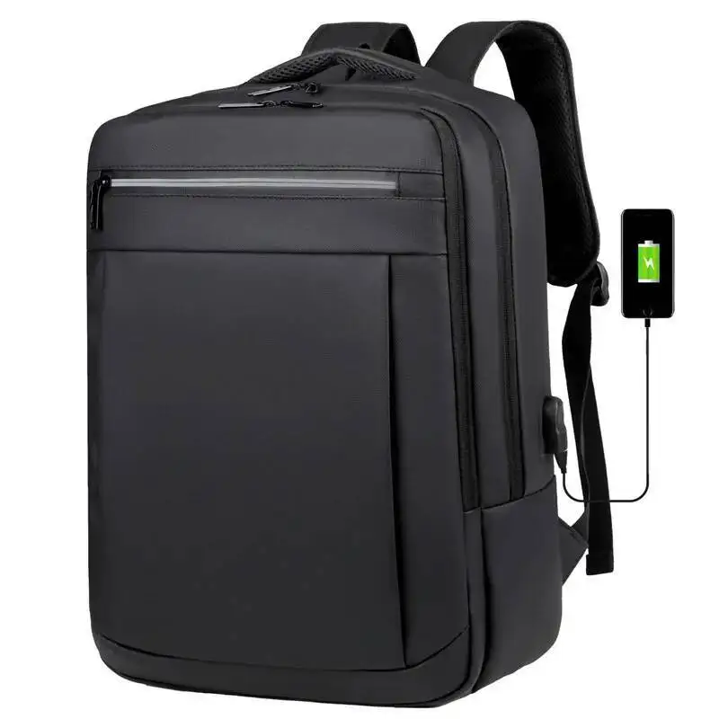 Men's Laptop Storage Double Shoulder Bags Water-Resistant Multi-Layer Storage Backpack Large Capacity Business Travel Backpack