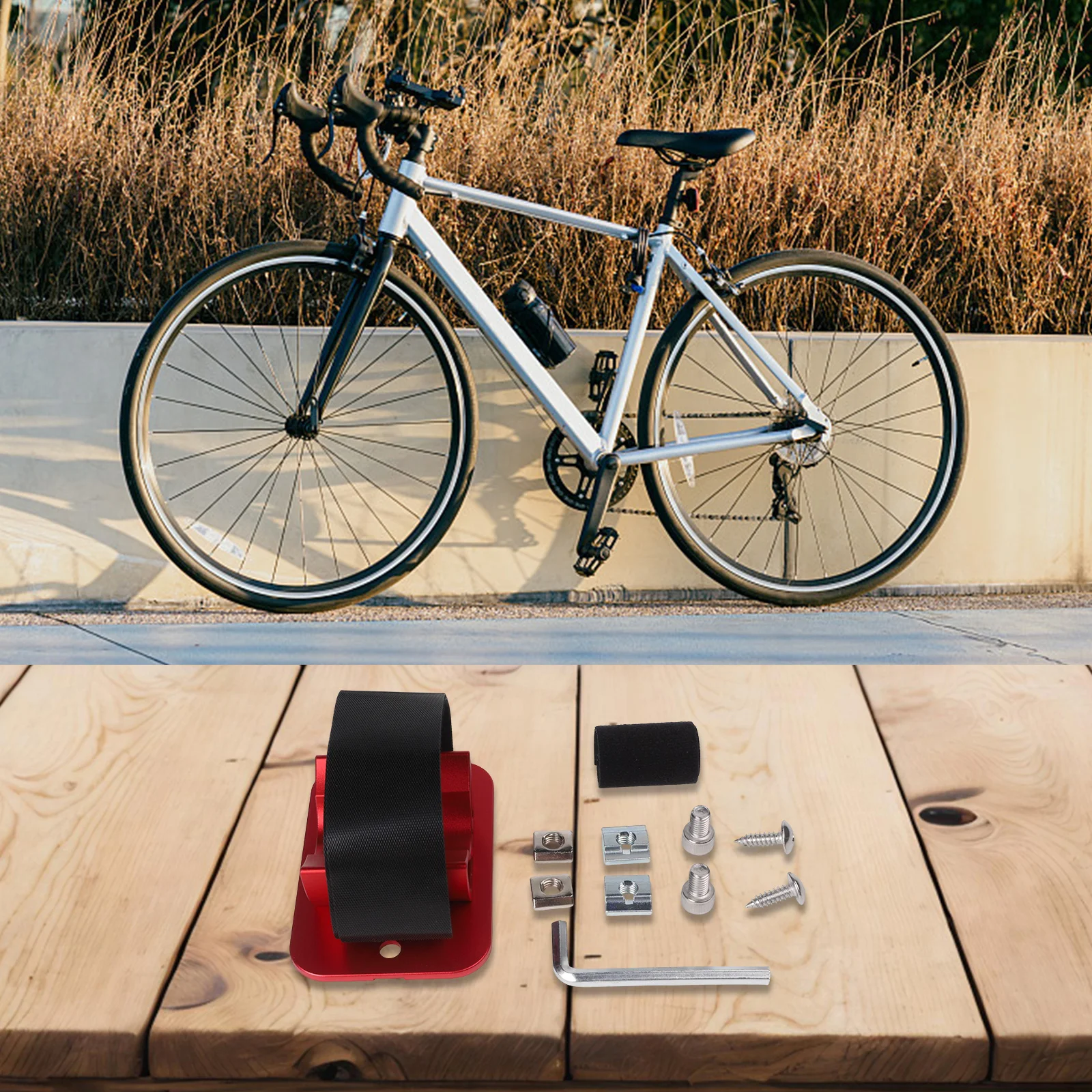 

Кронштейн для велосипеда MTB, багажник на крышу велосипеда, комплект около 270 г, безопасный дизайн крепления, универсальная автомобильная совместимость, легкий велосипедный багажник