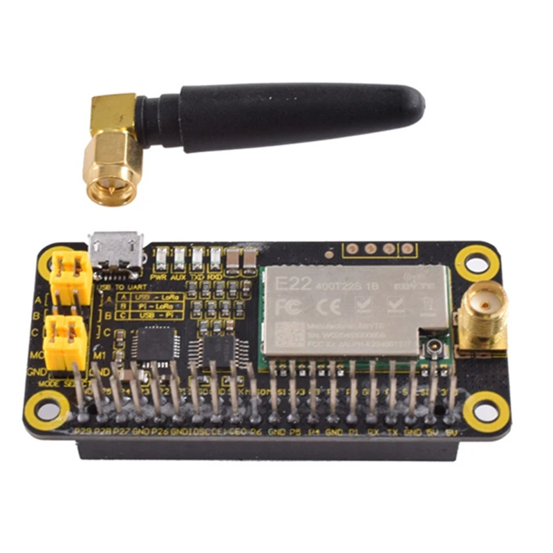 SX1268 Lora HAT For Raspberry Pi 4/3/STM32/For Arduino Spread Spectrum Modulation 433/470Mhz Frequency Band