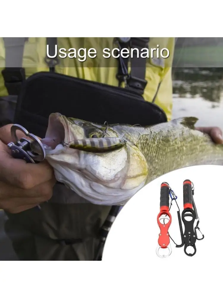 

652F Fish Clamp Tool Fishing Gripper Fish Mouth Grabber Fish Controller Fish Lip Grabber Fish Body Clamps Fishing Hand Tool